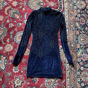 Free People Velvet Burnout Body con Dress
Size XS